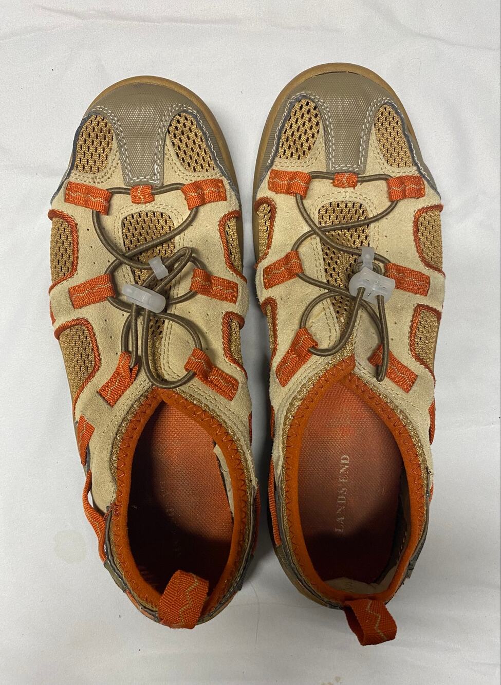 Lands' End Trekker Water Trail Hiking Shoes Womens Size 8.5